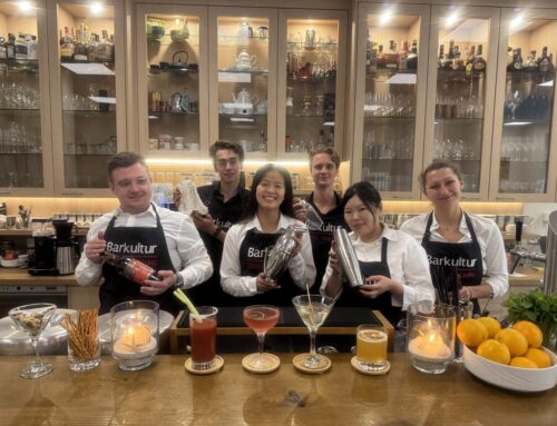 Aufbauen, Rühren, Shaken & Dekantieren…..